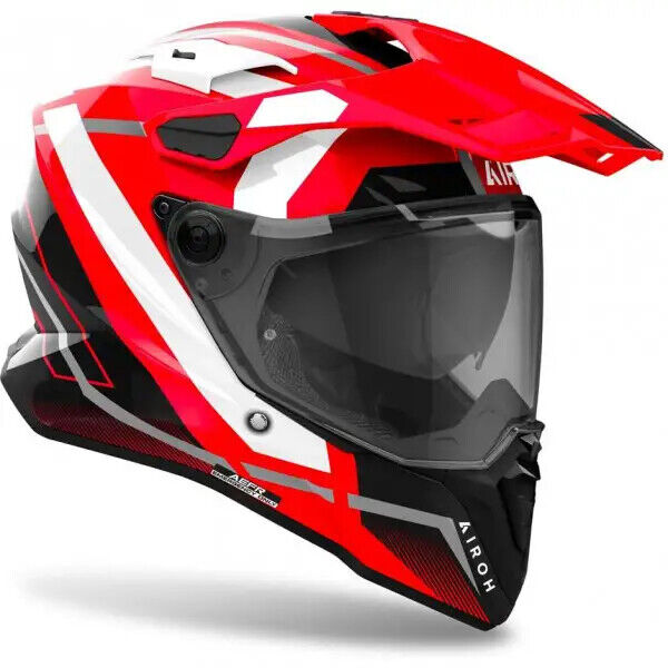 CASCO INTEGRALE AIROH COMMANDER 2 MAVICK Red Gloss ROSSO LUCIDO - Imagen 8 de 8