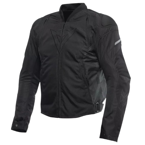 GIACCA MOTO UOMO DAINESE AVRO 5 JACKET TEX MAN BLACK/BLACK/BLACK SPORT TOURING - Foto 10 di 18