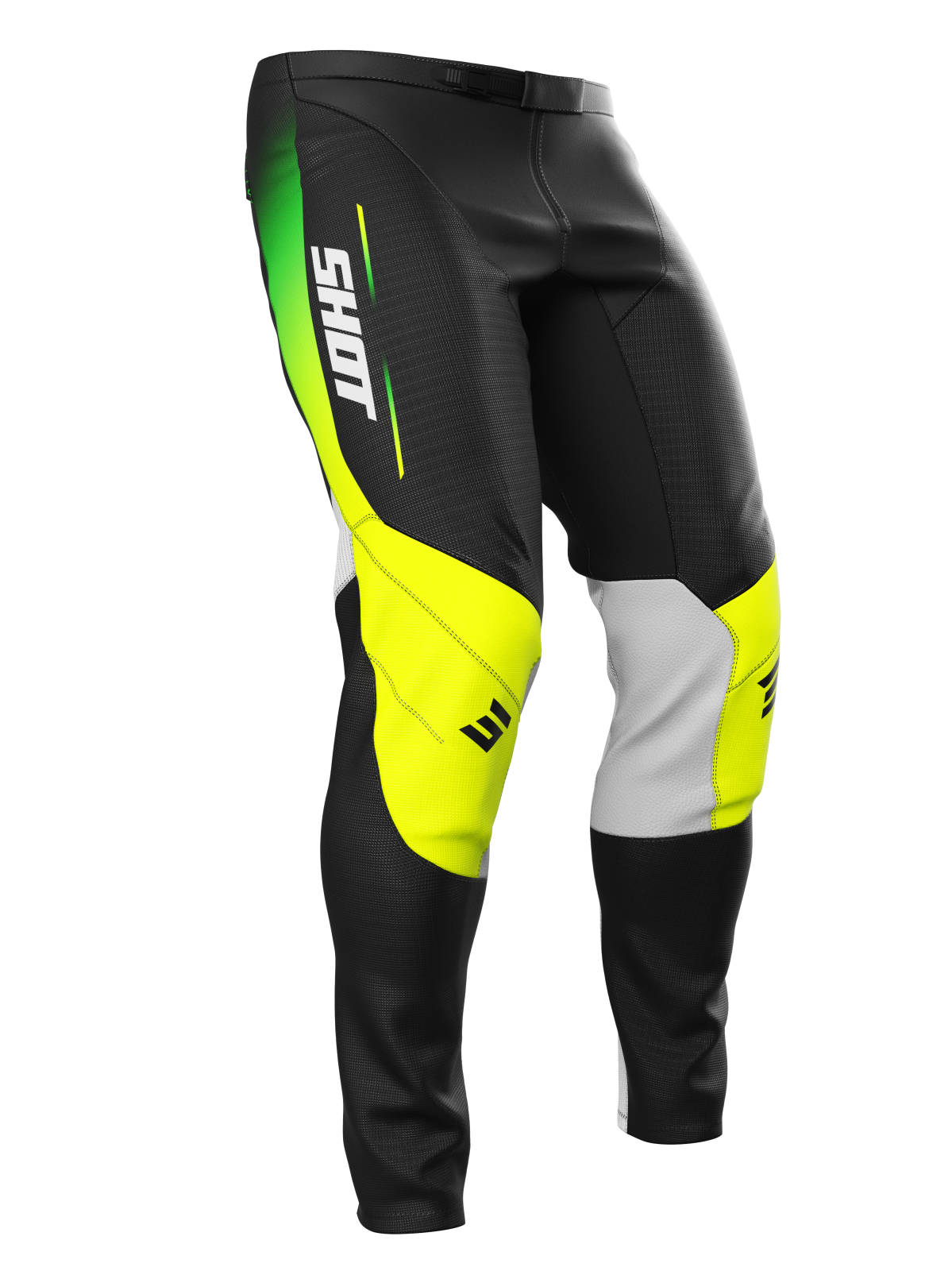 Traje Completo Bebé Enduro Cross Camiseta Pantalones Shot Contact Kid Apex Neón - Imagen 9 de 12