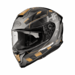 CASCO INTEGRALE MOTO PREMIER HYPER  HP 19  TOURING SPORT NERO GRIGIO ORO