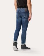 JEANS MOTO REVIT PISTONS 3 REV'IT SKINNY BLUE USED PROTEZIONI URBAN - immagine 4