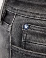JEANS MOTO REVIT PISTONS 3 REV'IT SKINNY MEDIUM GREY USED PROTEZIONI URBAN - immagine 4