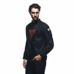 GIACCA MOTO DAINESE HEROSPHERE AIR TEX JACKET NERO ROSSO DIAMOND UOMO - immagine 5