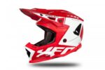 CASCO MOTO MOTOCROSS ENDURO MOTARD INTEGRALE UFO PLAST HE170 ECHUS ROSSO/BIANCO
