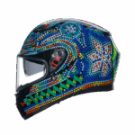 CASCO AGV INTEGRALE K3 REPLICA VALENTINO ROSSI WINTER TEST 2018 DOPPIA VISIERA - immagine 4