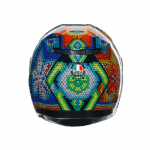 CASCO AGV INTEGRALE K3 REPLICA VALENTINO ROSSI WINTER TEST 2018 DOPPIA VISIERA - immagine 5