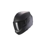 CASCO MODULARE MOTO SCORPION EXO TECH EVO MATT NERO OPACO TOURING RIBALTABILE