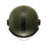 CASCO MOTO JET MOMO DESIGN FGTR CLASSIC E2206 VERDE MILITARE OPACO / NERO - immagine 6