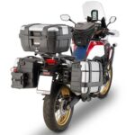 COPPIA VALIGIE LATERALI GIVI TREKKER MONOKEY TRK46PACK2 46LT FINITURA ALLUMINIO - immagine 2