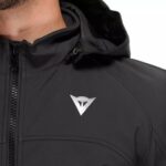GIACCA MOTO DAINESE IGNITE 2 UOMO NERO TESSUTO IDROREPELLENTE PROTEZIONI - immagine 3