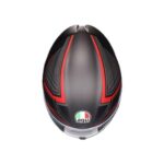 CASCO MOTO INTEGRALE AGV K1 S E2206 SLING NERO ROSSO OPACO MATT BLACK RED - immagine 6