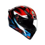 CASCO INTEGRALE MOTO AGV K1 K1-S FASTLAP BLACK/RED/BLUE E2206 SPORT