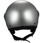 CASCO MOTO DEMI JET BHR EASY 800 GRIGIO ARGENTO SILVER SCOOTER ECE 22.05 - immagine 4
