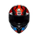 CASCO INTEGRALE MOTO AGV K1 K1-S FASTLAP BLACK/RED/BLUE E2206 SPORT - immagine 2