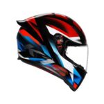 CASCO INTEGRALE MOTO AGV K1 K1-S FASTLAP BLACK/RED/BLUE E2206 SPORT - immagine 3