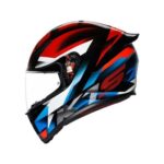 CASCO INTEGRALE MOTO AGV K1 K1-S FASTLAP BLACK/RED/BLUE E2206 SPORT - immagine 4