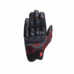 GUANTI MOTO DAINESE ERMEX ESTIVI TESSUTO NERO ROSSO BLACK/RED LAVA