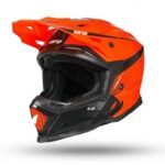 CASCO MOTO CROSS ENDURO MOTARD UFO PLAST HE 13100 HE13100 ECHUS ARANCIONE NERO