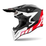 AIROH HELMET CASCO MOTO CROSS MOTORBIKE WRR55 WRAAAP RELOADED RED GLOSS