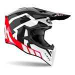 AIROH HELMET CASCO MOTO CROSS MOTORBIKE WRR55 WRAAAP RELOADED RED GLOSS - immagine 2