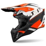 CASCO AIROH INTEGRALE WRAAAP FEEL ARANCIONE OPACO ORANGE MATT ENDURO OFF ROAD