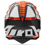 CASCO AIROH INTEGRALE WRAAAP FEEL ARANCIONE OPACO ORANGE MATT ENDURO OFF ROAD - immagine 3