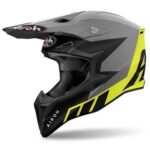 CASCO AIROH CROSS INTEGRALE MOTO WRAAAP RELOADED YELLOW MATT WRR31