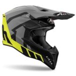 CASCO AIROH CROSS INTEGRALE MOTO WRAAAP RELOADED YELLOW MATT WRR31 - immagine 2