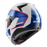 CASCO MODULARE SHARK OXO SIKTER BIANCO CHROME BLU FLIP BACK TOURING - immagine 5