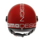 CASCO MOTO JET MOMO DESIGN FGTR CLASSIC CANDY E2206 MONO MATT RED / WHITE ROSSO - immagine 3