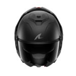 CASCO MODULARE SHARK OXO DARK SHADOW MATT NERO OPACO FLIP BACK BLANK  TOURING - immagine 3