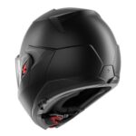 CASCO MODULARE SHARK OXO DARK SHADOW MATT NERO OPACO FLIP BACK BLANK  TOURING - immagine 6