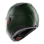 CASCO MODULARE SHARK OXO FLIP BACK BLANK MAT DARK GREEN MATT VERDE OPACO TOURING - immagine 6
