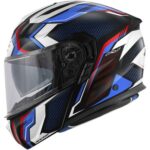 CASCO MODULARE KAPPA KV50 ESCALADE BLUE BLACK RED DOPPIA VISIERA BLU NERO ROSSO