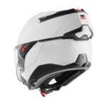 CASCO MODULARE SHARK OXO PEARLY WHITE BIANCO PERLA FLIP BACK BLANK  TOURING - immagine 2