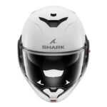 CASCO MODULARE SHARK OXO PEARLY WHITE BIANCO PERLA FLIP BACK BLANK  TOURING - immagine 5