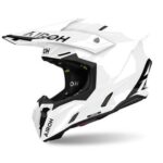 CASCO INTEGRALE AIROH TWIST 3 COLOR WHITE GLOSS ENDURO OFF ROAD MX MOTOCROSS