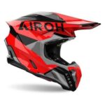 CASCO AIROH TWIST 3 KING RED GLOSS ROSSO LUCIDO ENDURO OFF ROAD MOTARD - immagine 2