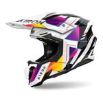 CASCO INTEGRALE AIROH TWIST 3 RAINBOW GLOSS ENDURO OFF ROAD MOTARD