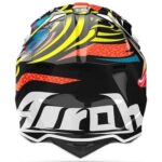 CASCO HELMET MOTO CROSS ENDURO AIROH WRAAAP LOLLIPOP GLOSS - immagine 3
