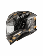 CASCO INTEGRALE MOTO PREMIER HYPER  HP 19  TOURING SPORT NERO GRIGIO ORO - immagine 4