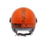 CASCO MOTO JET MOMO DESIGN FGTR CLASSIC E2206 MONO ORANGE/BLACK ARANCIONE/NERO - immagine 3