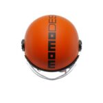CASCO MOTO JET MOMO DESIGN FGTR CLASSIC E2206 MONO ORANGE/BLACK ARANCIONE/NERO - immagine 5