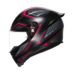 CASCO INTEGRALE MOTO AGV K1 K1 S K1S SLING MATT BLACK/PINK SPORT TOURING - immagine 2
