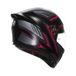 CASCO INTEGRALE MOTO AGV K1 K1 S K1S SLING MATT BLACK/PINK SPORT TOURING - immagine 4