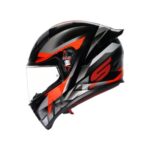 CASCO INTEGRALE MOTO AGV K1 K1-S FASTLAP BLACK/GREY/RED E2206 SPORT - immagine 4