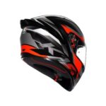 CASCO INTEGRALE MOTO AGV K1 K1-S FASTLAP BLACK/GREY/RED E2206 SPORT - immagine 6