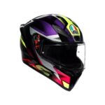 CASCO INTEGRALE MOTO AGV K1 K1-S FASTLAP BLACK/PURPLE/PINK E2206 SPORT