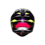 CASCO INTEGRALE MOTO AGV K1 K1-S FASTLAP BLACK/PURPLE/PINK E2206 SPORT - immagine 2