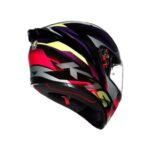 CASCO INTEGRALE MOTO AGV K1 K1-S FASTLAP BLACK/PURPLE/PINK E2206 SPORT - immagine 3